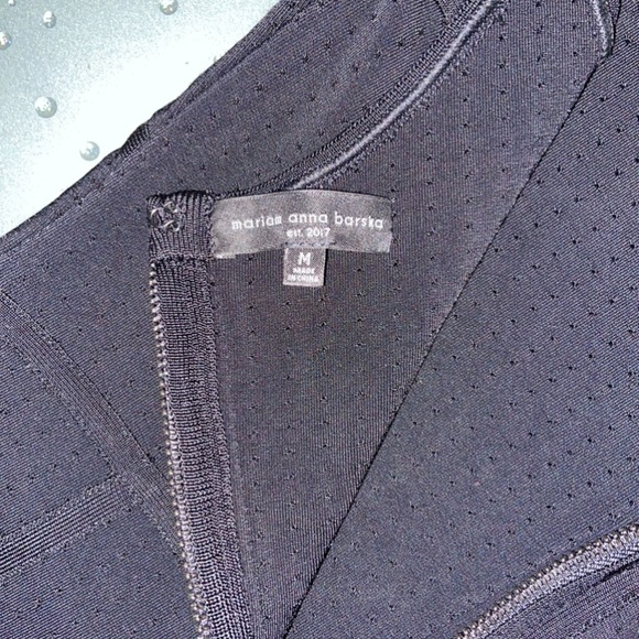 Mariam Anna Barska Body Con Midi Dress Size M - Picture 3 of 8